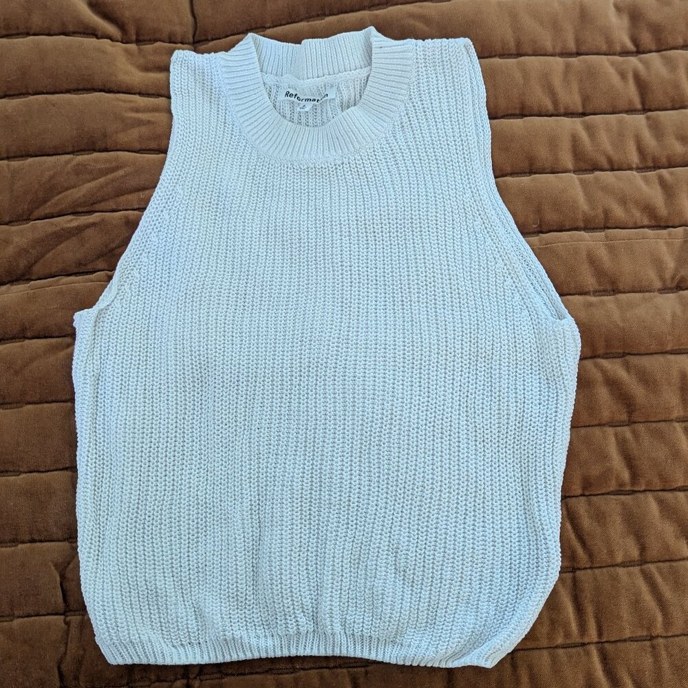 Reformation knit tank top